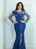 Rouida Dresses Blue 44 / Pink 38