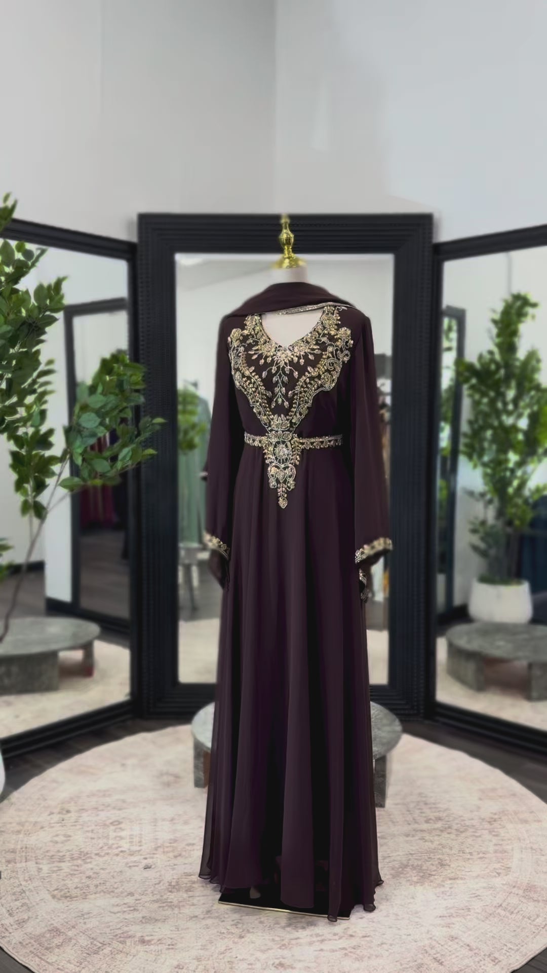 Dark Brown Kaftan