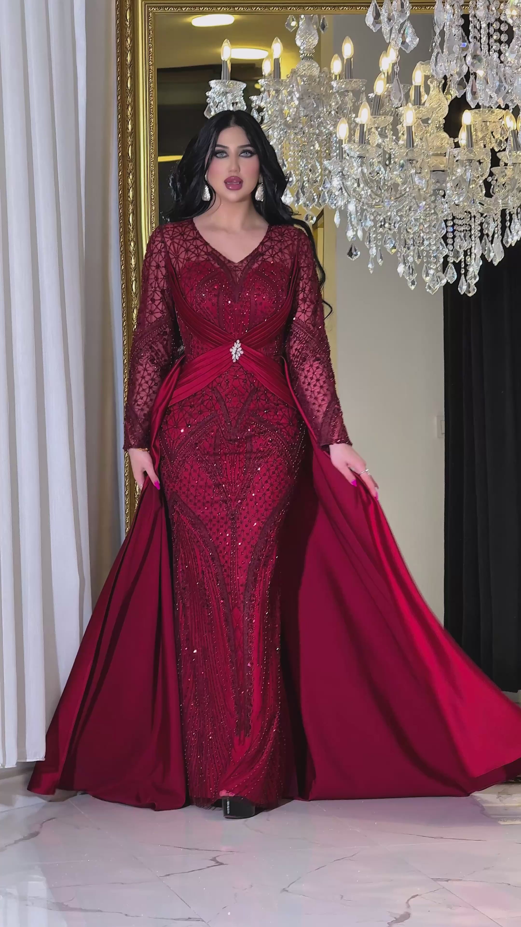 Maroon * Dress