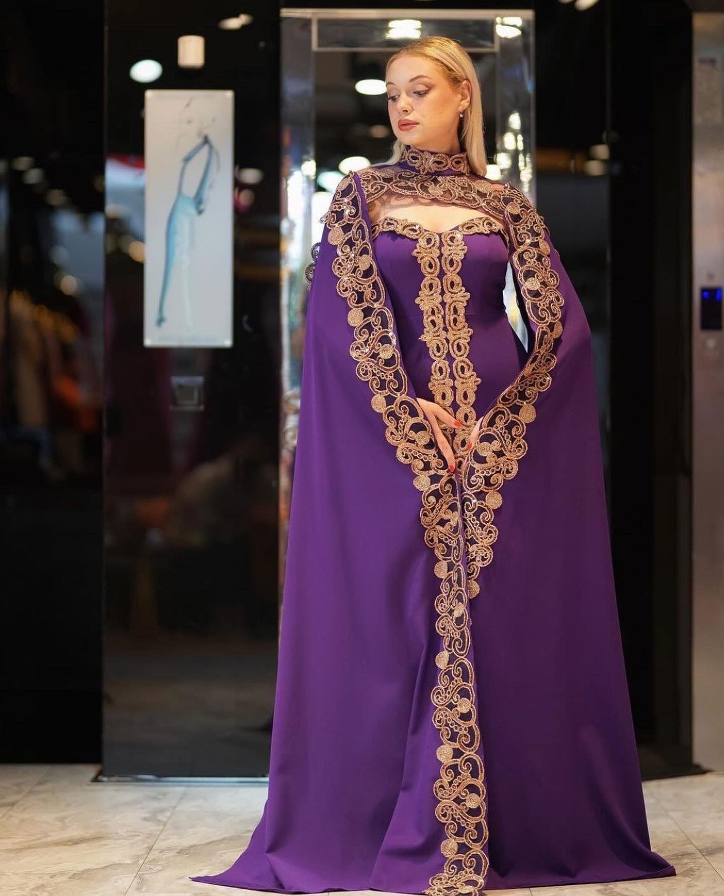 Purple Kaftan